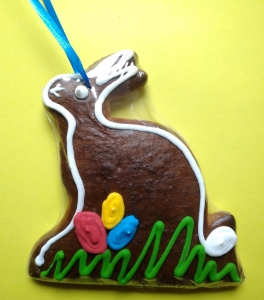 kleiner Pfefferkuchen-Osterhase