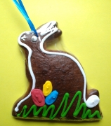 kleiner Pfefferkuchen-Osterhase